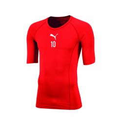 LIGA Baselayer Tee SS Puma Red